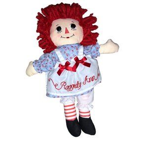 Hasbro by Aurora RAGGEDY ANN DOLL 12” Baby Rag Soft Toy Plush Stuffed 2012